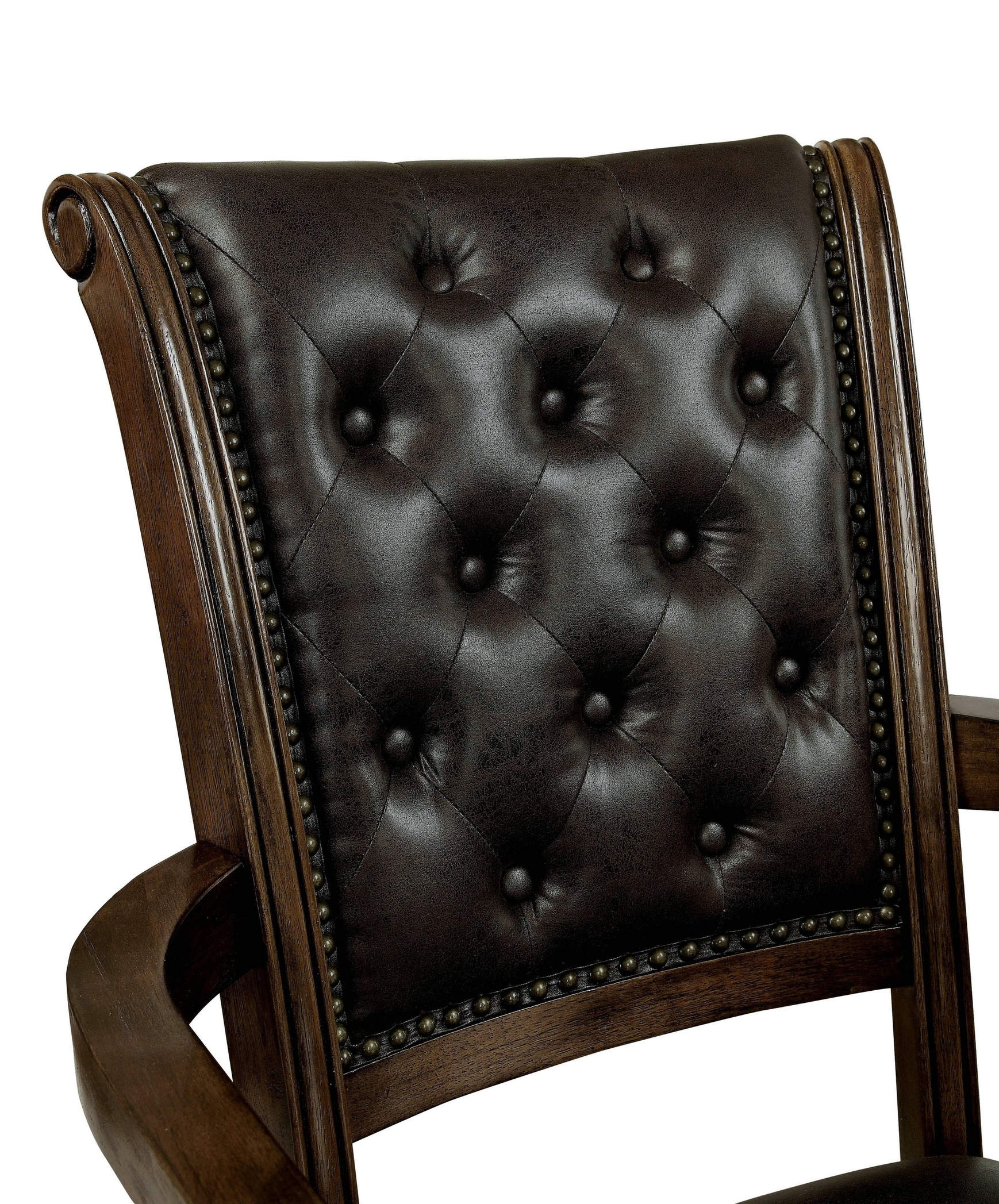 Fergo Contemporary Faux Leather Height-Adjustable Arm Chair